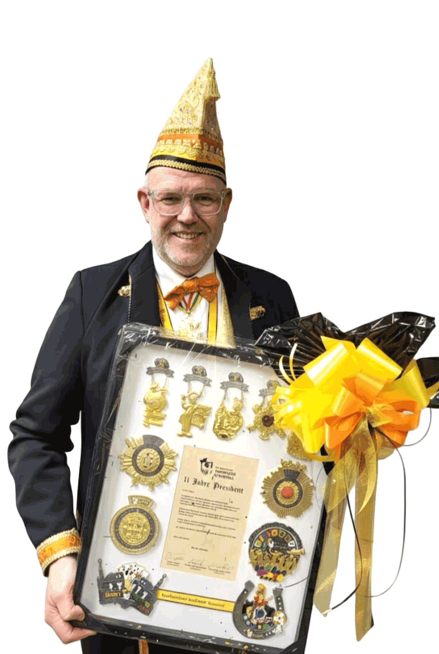 Seit 11 Jahren ist Frank Prömpeler Präsident des Festausschuss Aachener Karneval